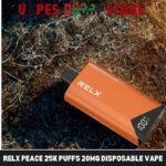 RELX Peace 25k puffs 20MG Disposable Vape in Dubai
