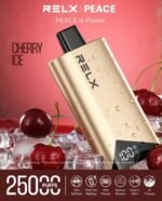 RELX Peace 25k puffs 20MG Disposable Vape in Dubai Cherry Ice