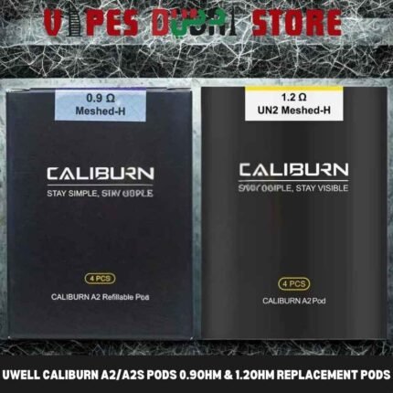 UWELL Caliburn A2A2S Pods 0.9ohm & 1.2ohm Replacement Pods in Dubai, UAE