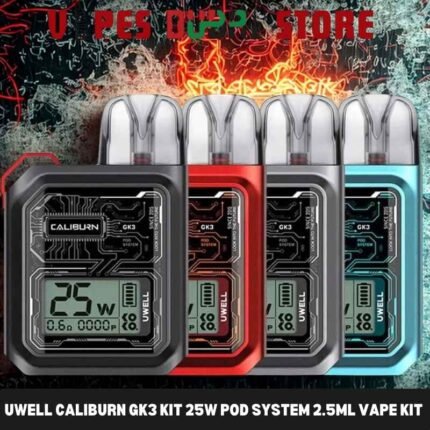 UWELL Caliburn GK3 Kit 25W Pod System 2.5ml Vape Kit 900mAh Starter Kit in Dubai, UAE