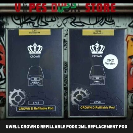UWELL Crown D Refillable Pods 2ML Replacement Pod Cartridge in Dubai, UAE