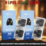 VABAR Koin Empty Replacement Pod Cartridge 2ml (2 PCS) in Dubai, UAE