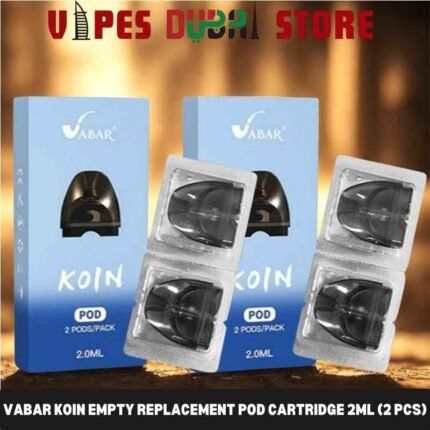 VABAR Koin Empty Replacement Pod Cartridge 2ml (2 PCS) in Dubai, UAE