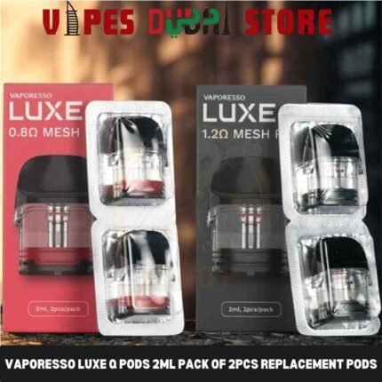 VAPORESSO LUXE Q Pods 2ml pack of 2pcs Replacement Pods in Dubai, UAE