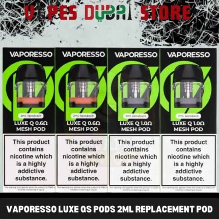 VAPORESSO Luxe QS Pods 2ml Replacement Pod Cartridge in Dubai, UAE