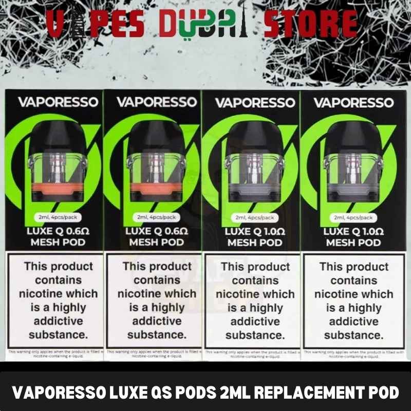 VAPORESSO Luxe QS Pods 2ml Replacement Pod Cartridge in Dubai, UAE