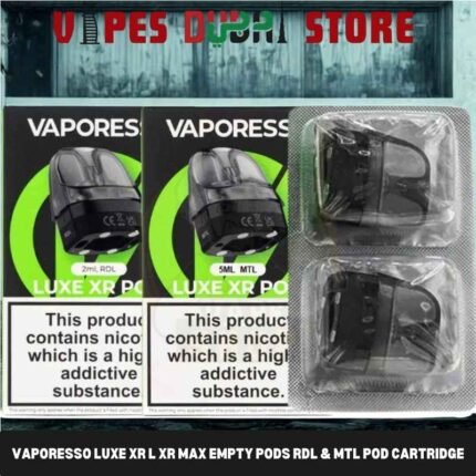 VAPORESSO Luxe XR l XR MAX Empty Pods RDL & MTL Pod Cartridge in Dubai, UAE