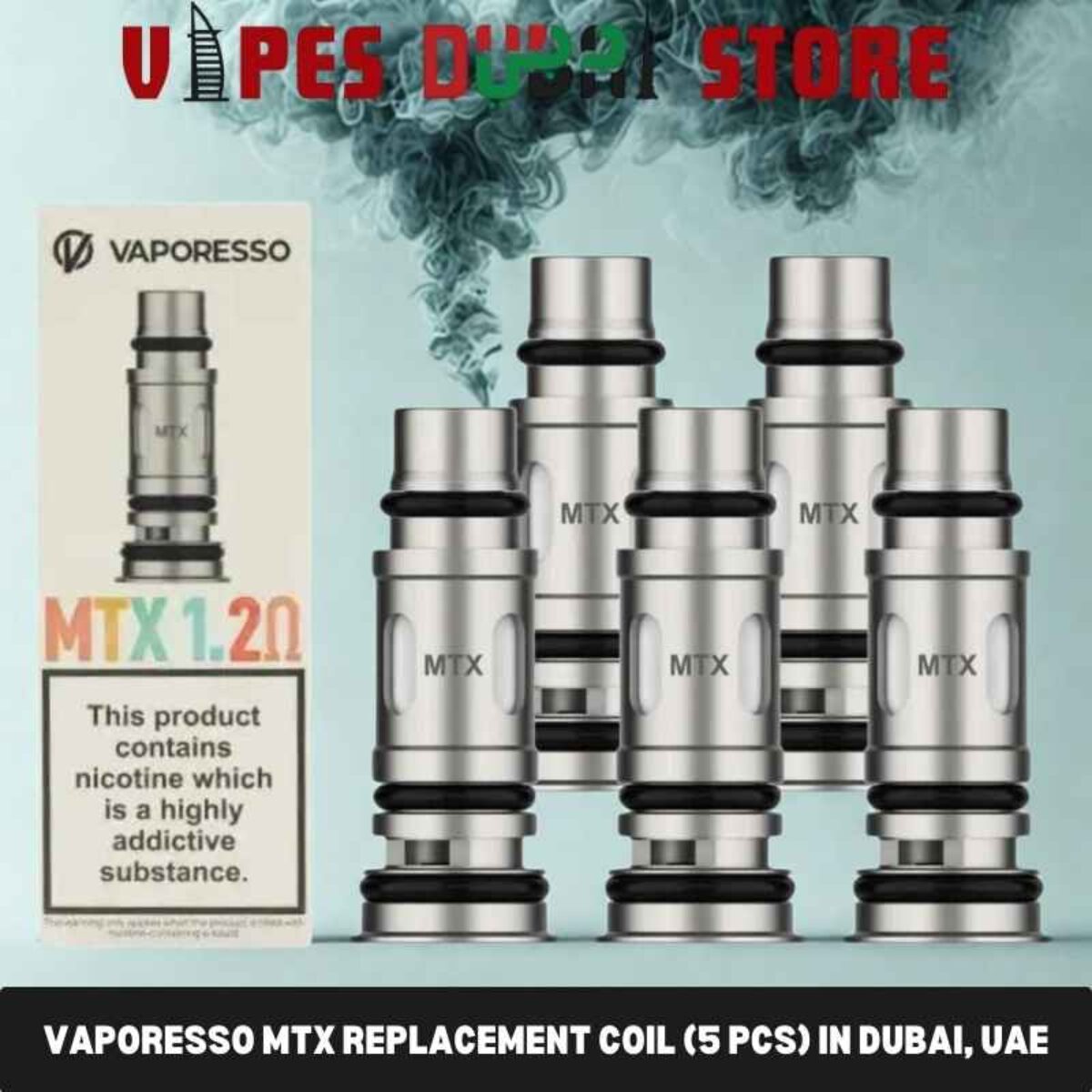 vaporesso mtx coils MTX Mesh Coils by Vaporesso (5 Pack) main image 0