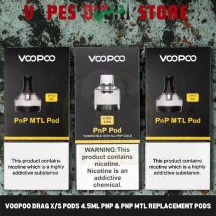 VOOPOO Drag XS Pods 4.5ml PnP & PnP MTL Replacement Pods in Dubai, UAE