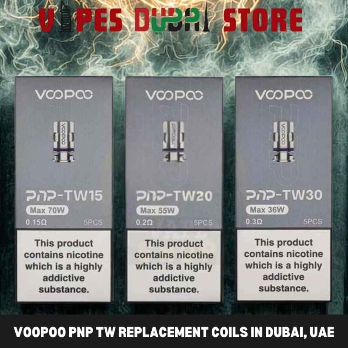 Know About VOOPOO PNP TW Replacement Coils in Dubai