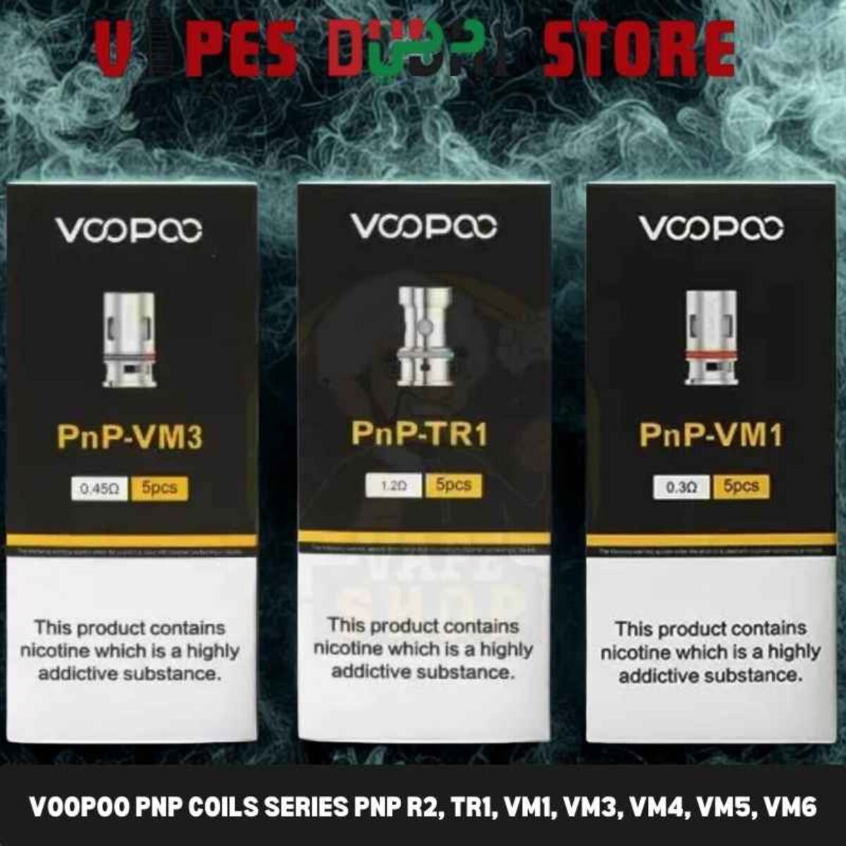 best coils for voopoo drag s VOOPOO PnP Replacement Coils in Dubai- VM1/VM5/TR1