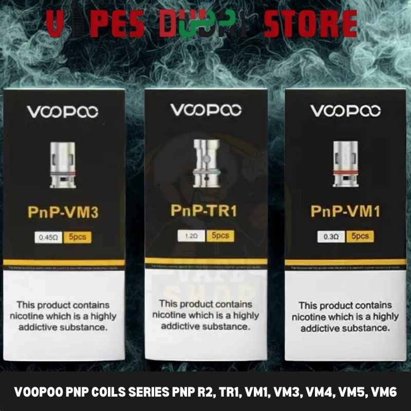 VOOPOO PnP Coils Series PnP R2, TR1, VM1, VM3, VM4, VM5, VM6 Replacement Coils in Dubai, UAE VOOPOO PnP Coils Series PnP R2, TR1, VM1, VM3, VM4, VM5, VM6 Replacement Coils in Dubai, UAE