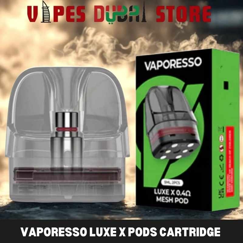 Vaporesso Luxe X Pods Cartridge 0.4ohm 0.8ohm Empty Replacement Pods Mesh Coils (2PCS) in D