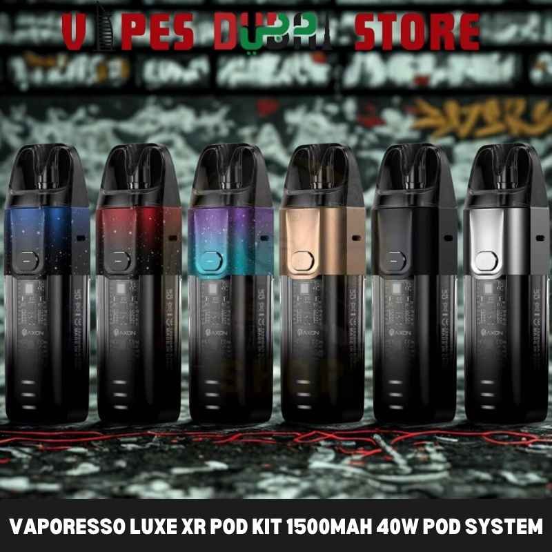 Vaporesso Luxe XR Pod Kit 1500mAh 40W Pod System in UAE Vaporesso Luxe XR Pod Kit 1500mAh 40W Pod System in UAE