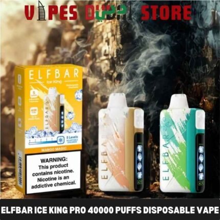 elfbar ice king pro 40000 puffs disposable vape in Dubai