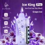 elfbar ice king pro 40000 puffs disposable vape in Dubai grape ice