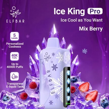 elfbar ice king pro 40000 puffs disposable vape in Dubai mix berry