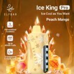 elfbar ice king pro 40000 puffs disposable vape in Dubai peach mango
