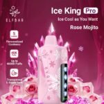 elfbar ice king pro 40000 puffs disposable vape in Dubai rose mojito