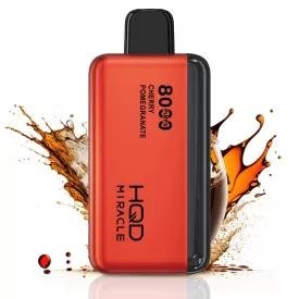 HQD Miracle 8000 Puffs Zero Nicotine disposable vape cola