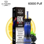 Alfakher E-hore 60k puff Disposable Vape in Dubai blue razz lemonade