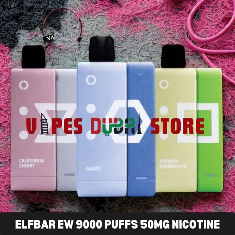 Elfbar ew 9000 puffs 50mg nicotine pods without battery pack in Dubai