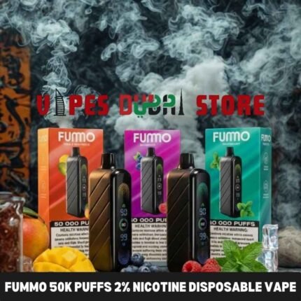 Fummo 50k puffs 2_ nicotine disposable vape in Dubai