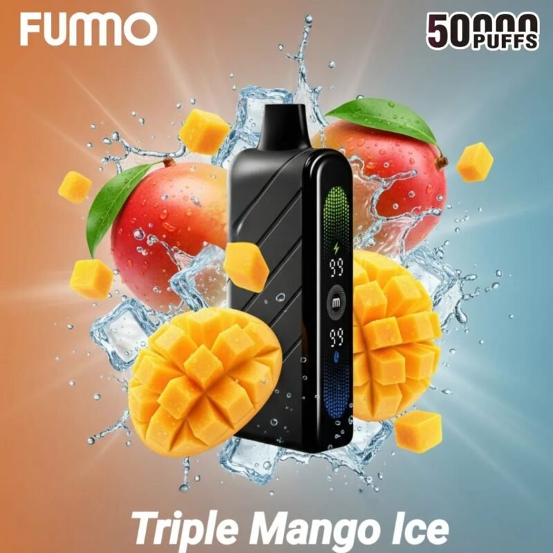 Fummo 50k puffs 2_ nicotine disposable vape in Dubai Triple-Mango-Ice