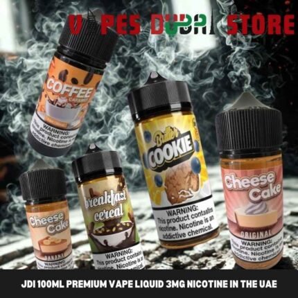 JDI 100ml Premium Vape Liquid 3mg Nicotine In The UAE