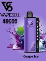Vape soul 40k disposable vape in Dubai Grape_Ice