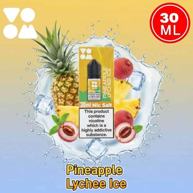 Voom Salt Nicotine 30mg 30ml in the UAE PINEAPPLE LYCHEE ICE