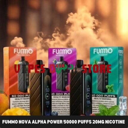 Fummo Nova Alpha Power 50000 Puffs 20MG nicotine Disposable Vape in UAE