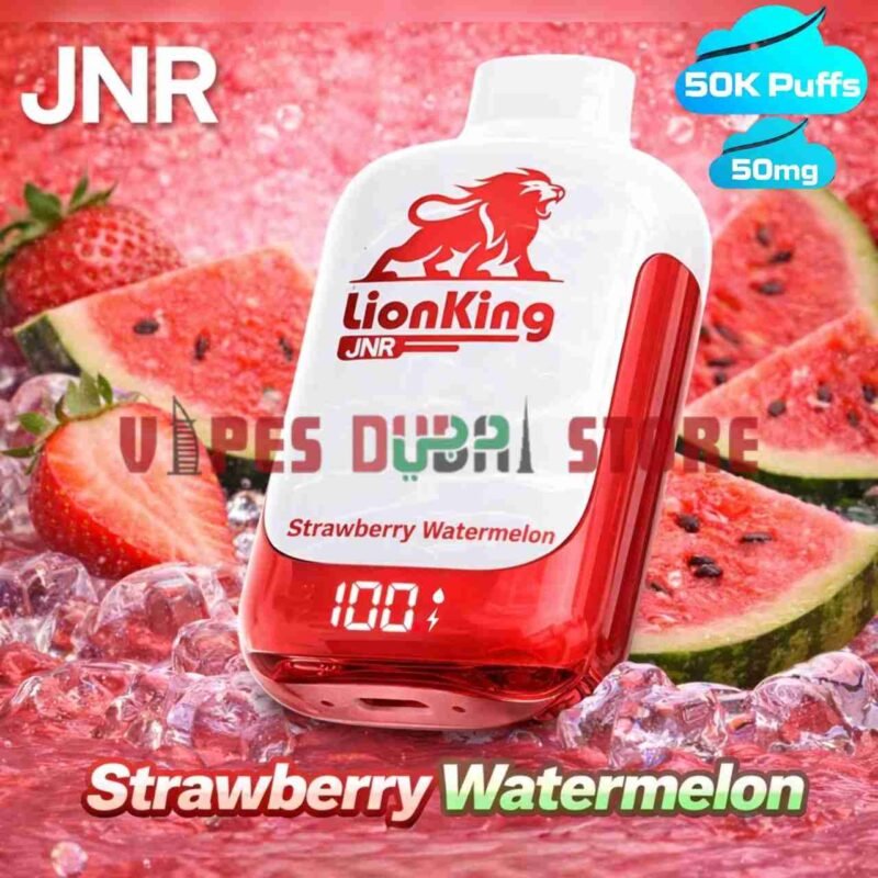 JNR Lion King 50000 Puffs 50mg Disposable Vape in Dubai Strawberry Watermelon