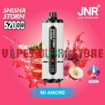 JNR Shisha Storm 52000 Puffs Disposable Vape 2mg DTL in the UAE mi amore