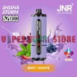 JNR Shisha Storm 52000 Puffs Disposable Vape 2mg DTL in the UAE mint grape