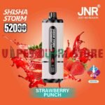 JNR Shisha Storm 52000 Puffs Disposable Vape 2mg DTL in the UAE strawberry punch