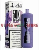 MAZAYA CLOUD AURA 50K Disposable Vape in Dubai grape