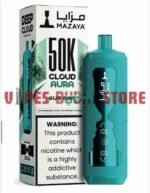 MAZAYA CLOUD AURA 50K Disposable Vape in Dubai gum mint