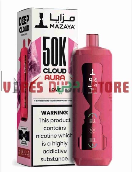 MAZAYA CLOUD AURA 50K Disposable Vape in Dubai love