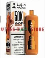 MAZAYA CLOUD AURA 50K Disposable Vape in Dubai mango ice