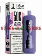 MAZAYA CLOUD AURA 50K Disposable Vape in Dubai mixed berry