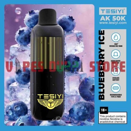 TESIYI AK 50000 Puffs 50mg Disposable Vape in Dubai blueberry ice