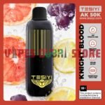 TESIYI AK 50000 Puffs 50mg Disposable Vape in Dubai knight blood