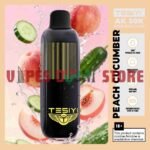 TESIYI AK 50000 Puffs 50mg Disposable Vape in Dubai peach cucumber