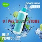 VOZOL Gear Hookah 40000 Puffs Disposable Vape 5mg in the UAE blue mojito