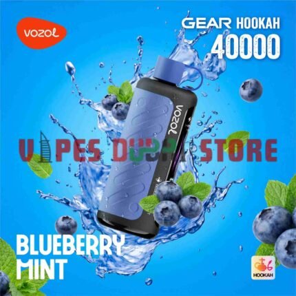 VOZOL Gear Hookah 40000 Puffs Disposable Vape 5mg in the UAE blueberry mint