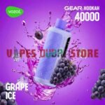 VOZOL Gear Hookah 40000 Puffs Disposable Vape 5mg in the UAE grape ice