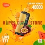 VOZOL Gear Hookah 40000 Puffs Disposable Vape 5mg in the UAE love 777