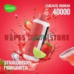 VOZOL Gear Hookah 40000 Puffs Disposable Vape 5mg in the UAE strawberry margarita