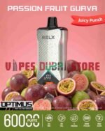 relx optimus up to 60000 puffs 50mg passion fruit guava